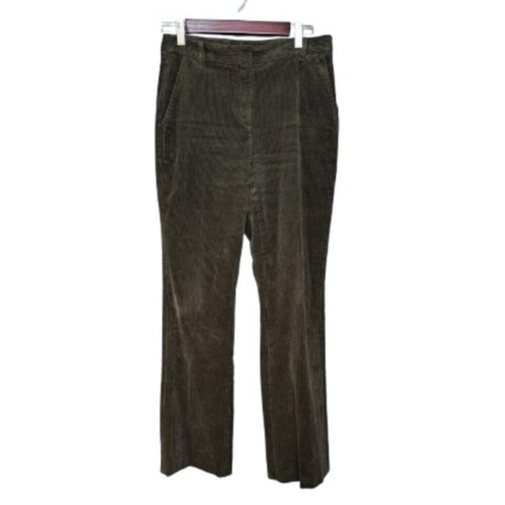 Brooks Brothers Wide Wale Corduroy Trousers | Olive Green | Classic Style